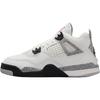 Air 4 Retro OG PS White Cement 2025 Kids Sneakers Summit-White Fire-Red Tech-Grey IB4388-100