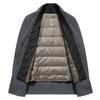 Men's Woolen Coat Business Casual Scarf Collar Removable Down Liner Double-sided Woolen Coat Jacket
