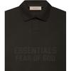 Fear of God Essentials FW22 Лонгслив Поло Женские топы Черно-серый Серо-черный FOG-FW22-386