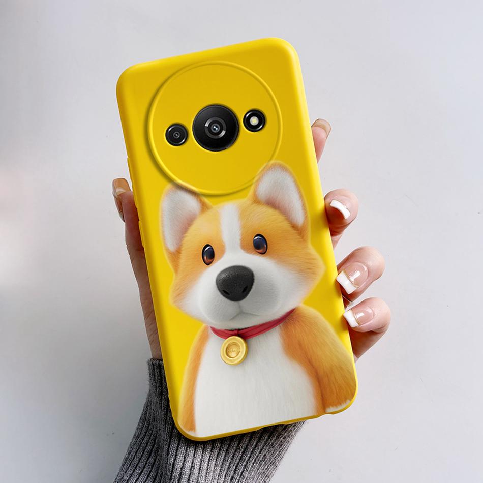 Чехол для телефона Xiaomi Redmi A3 Чехол-футляр Redmi A3 глобальная версия Чехол Мягкий силикон Redmi A3 A 3 RedmiA3 Funda Чехол-кармашек