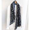 Korean Geometric Retro Cotton and Linen Hand Feel Small Strip Scarf Classic Versatile Multifunctional Fashion Scarf