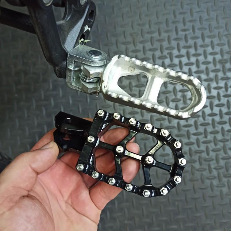 Алюминиевая задняя подножка CNC для Kawasaki KLX230 KLX230R, аксессуар для тюнинга внедорожного мотоцикла