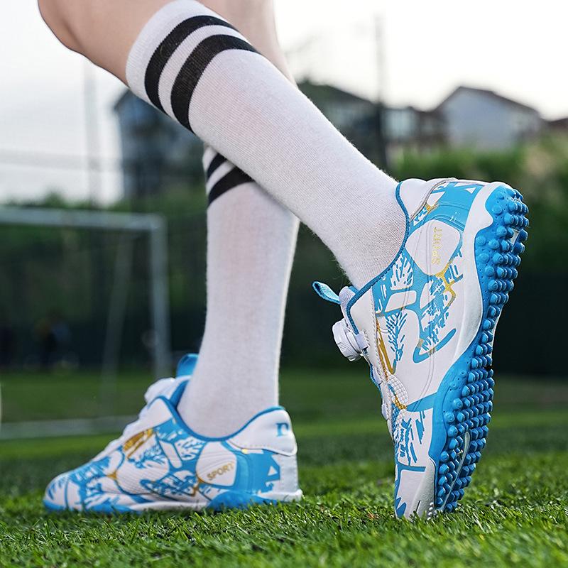 Children's Football Shoes Boys Shredded Nails TF Teen Girls Student Boys Outdoor Training Sneakers