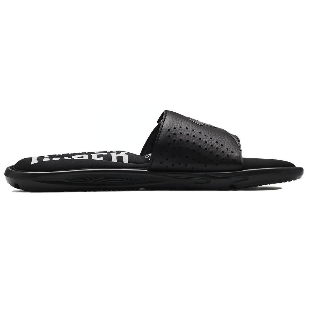 Under Armour Слайды Ignite 6 с графическим ремешком 'Черный' 3024451-001