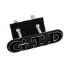 BRQ1 For VOLKSWAGEN VW GTI 3D Metal GTD Front Grille Badge Emblem Sticker for VW Polo Golf 5 6 7 CC Passat Jetta MK4 MK5 MK6 Car Styl oq2