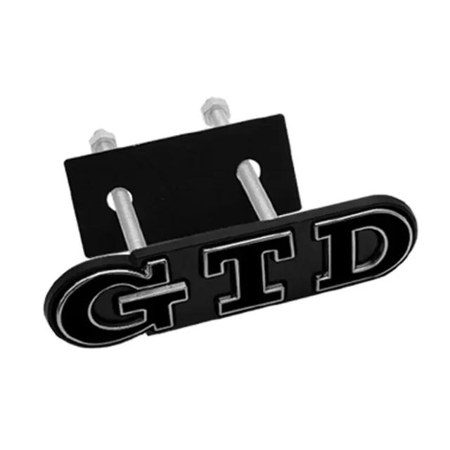 BRQ1 For VOLKSWAGEN VW GTI 3D Metal GTD Front Grille Badge Emblem Sticker for VW Polo Golf 5 6 7 CC Passat Jetta MK4 MK5 MK6 Car Styl oq2