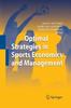 Книга Optimal Strategies In Sports Economics and Management