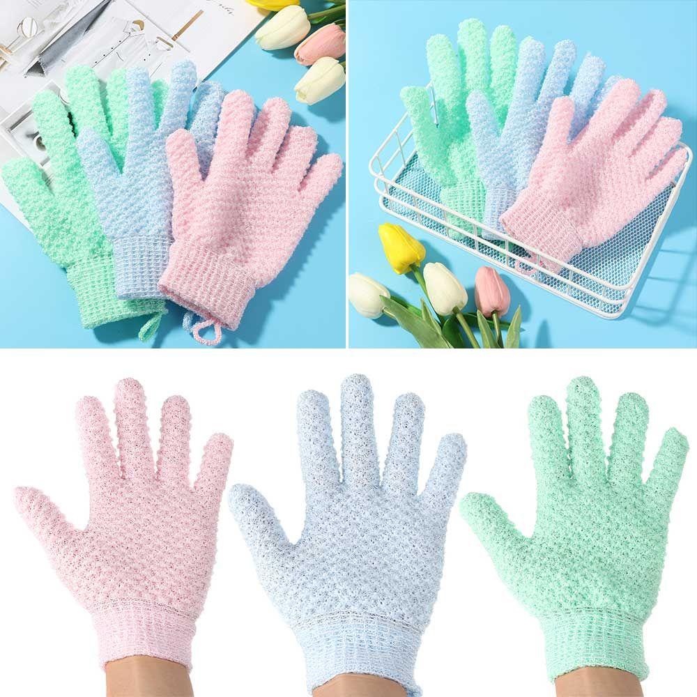 Exfoliator Scrub Mitt Rub Two-sided Thicken Bath Towel Body Cleaning Peeling Glove Bath Scrub Glove