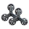 2Pcs Folding Grocery Cart Tri Wheels Utility Stair Spare Parts with Metal Bracket