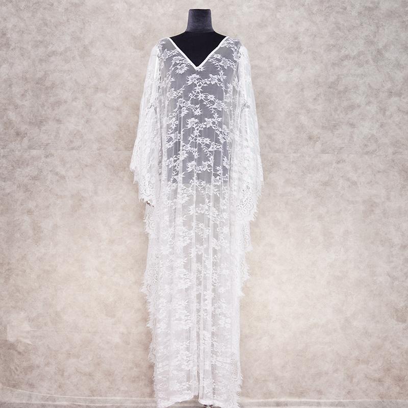 Кружевное женское длинное парео EDOLYNSA размер единый 160*160см