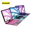 IFacemall Неоновый Smart Keyboard Держатель для стилуса Backit Беспроводной тачпад Растущий Прозрачный чехол-клавиатура для iPad 7/8/9 10,2 дюйма