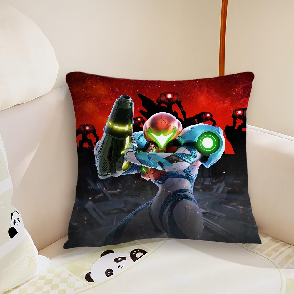 Горячая игра M-Metroid Наволочка Чехол на подушку для дивана в гостиной Подходит для украшения дома спальни комнаты