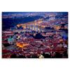 Canvas print, Prague city night architecture