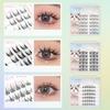 Сладкие клейкие накладные ресницы DIY накладные ресницы кластеры без клея накладные ресницы макияж инструмент