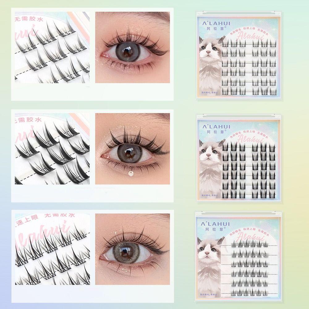 Сладкие клейкие накладные ресницы DIY накладные ресницы кластеры без клея накладные ресницы макияж инструмент