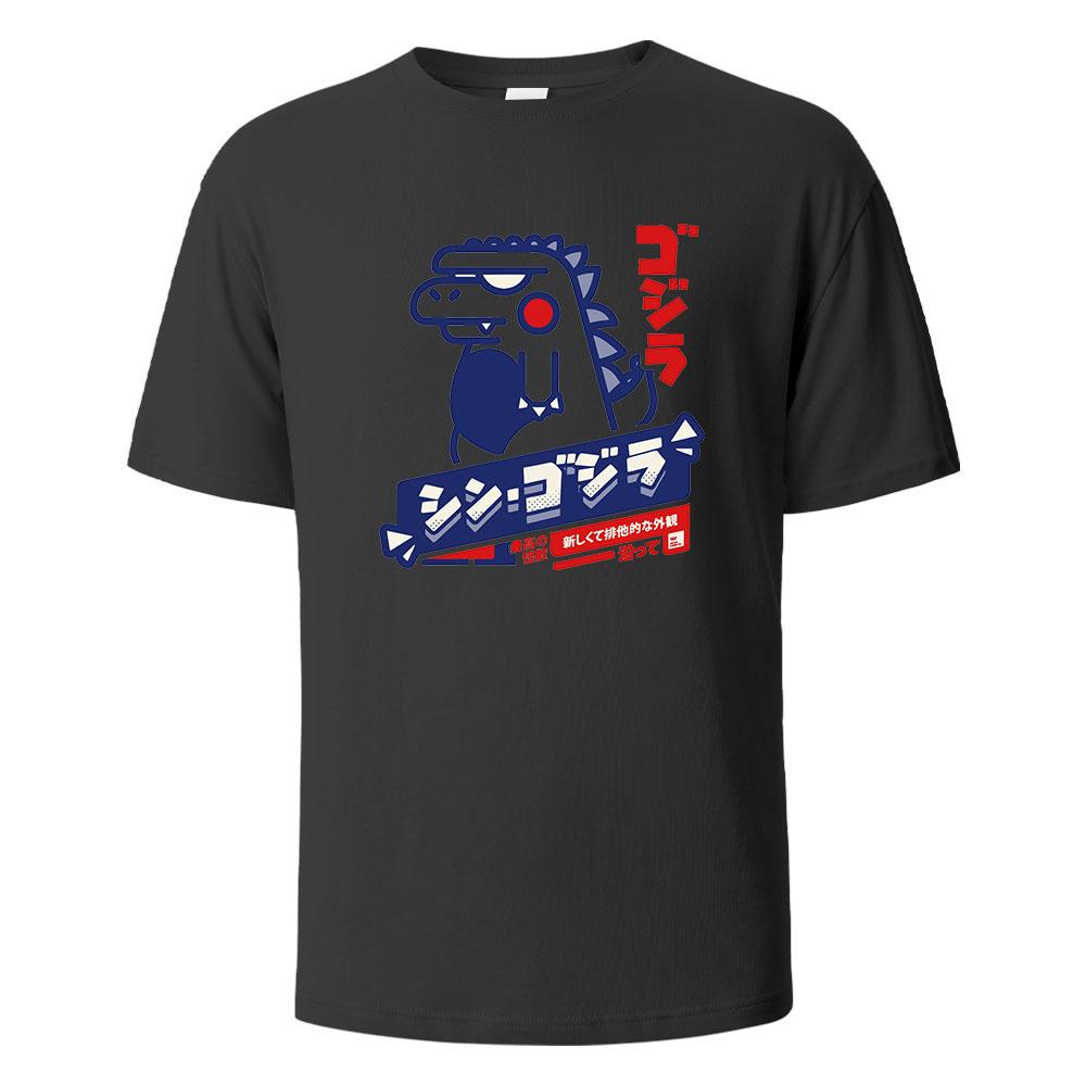 Monsters Print TShirt 100 Cotton Summer Tees For Men Women Oversize Casual Tops