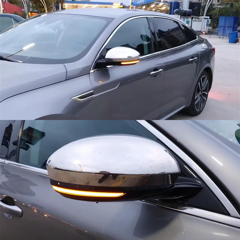 Динамический указатель поворота, светодиодный индикатор бокового крыла, вспышка для Renault Megane IV Mk4 Talisman Samsung SM6 Clio V 5