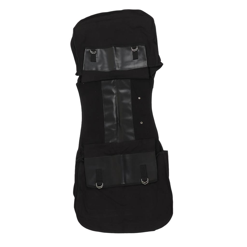 Велосипедная Сумка на Заднее Сиденье Велосипеда Холщовая Велосипедная Двойная Сумка Комплект с Двумя Отделениями для Поездки на Природу Пикника Черная