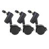 3pcs Light Stand Wheels with Brake 16MM 360 degrees  Rotating Quiet Easy to Install Tripod Swivel Casters for Live