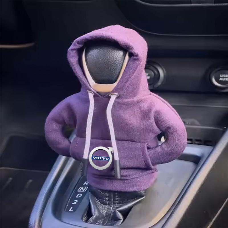 Толстовка с логотипом для переключения передач автомобиля, чехол на ручку КПП, коврик для ручки переключения передач для Volvo XC90 XC60 V50 S60 V70 V60 V40 S90 olestar AWD XC40 S80