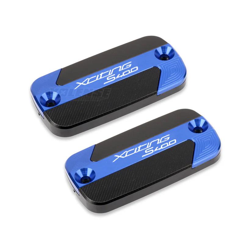 Для мотоциклов KYMCO XCITING 250 300 350 400 S400 500 CNC Крышка бачка тормозной жидкости переднего тормоза Колпачок масляного бачка