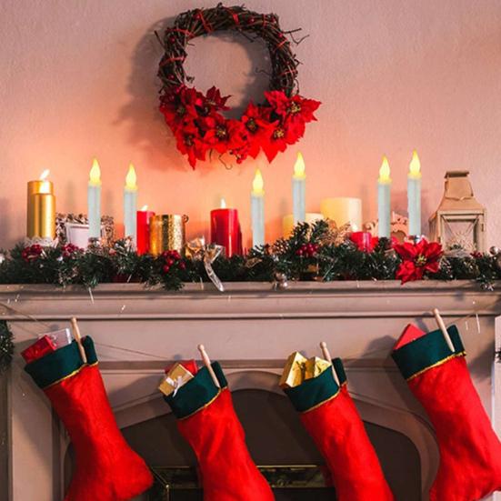 12 шт. подвесных плавающих свечей с пультом дистанционного управления Magic Flameless Taper