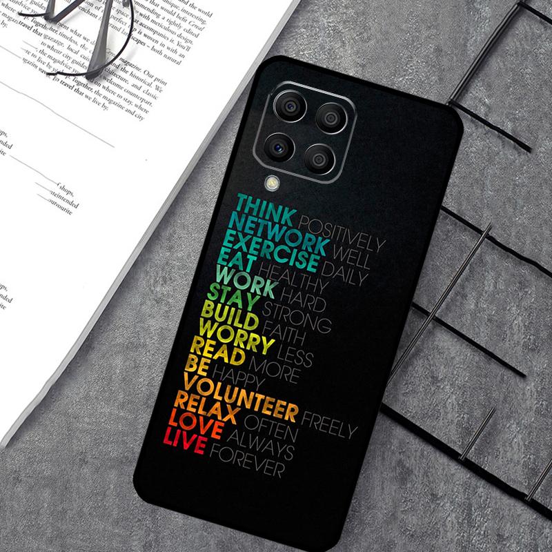 Фитнес-бодибилдинг чехол для спортзала для Samsung Galaxy M15 M11 M12 M13 M14 M06 M16 M36 M56 M31 M53 M32 M52 M35 M55 M34 M54