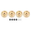 RC Car Counterweight Block Stable Durable Brass Wheel Weights Adapter for HOBBYPLUS 118 4WD CP18P
