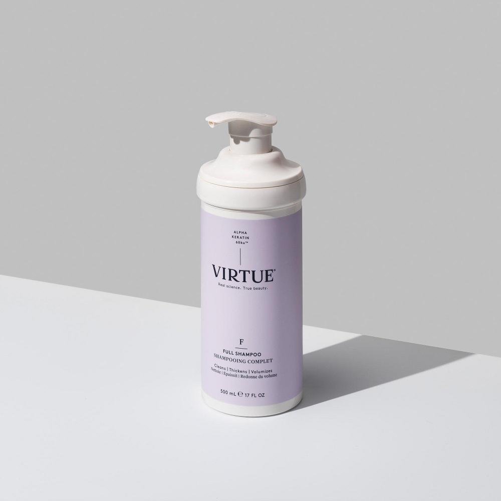 Virtue Полный шампунь для объема тонких или плоских волос, 17,0 унций