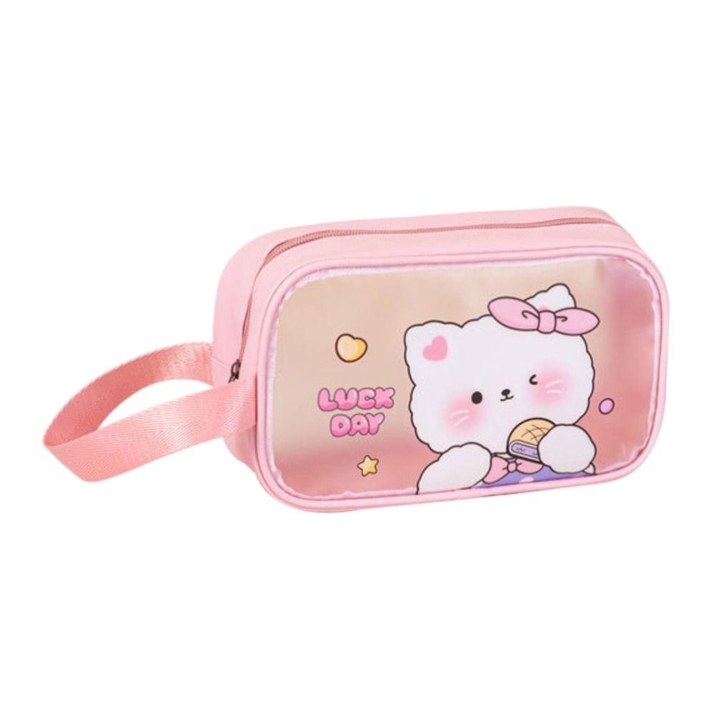 ПВХ мультяшная косметичка прозрачная косметичка дорожная сумка для хранения туалетных принадлежностей