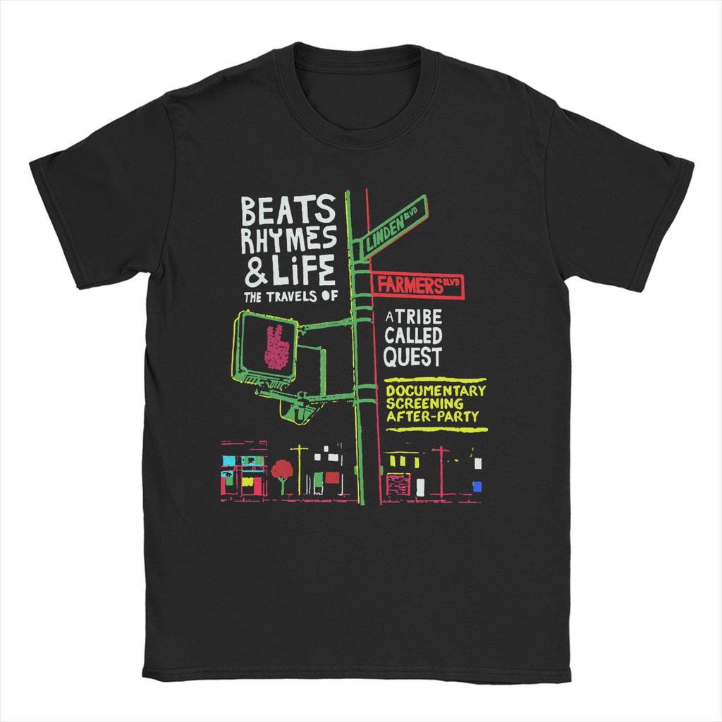Мужские Женские Футболки De La Soul ATCQ A Tribe Called Quest Одежда из Чистого Хлопка Винтажные Футболки с Коротким Рукавом Футболки Большого Размера