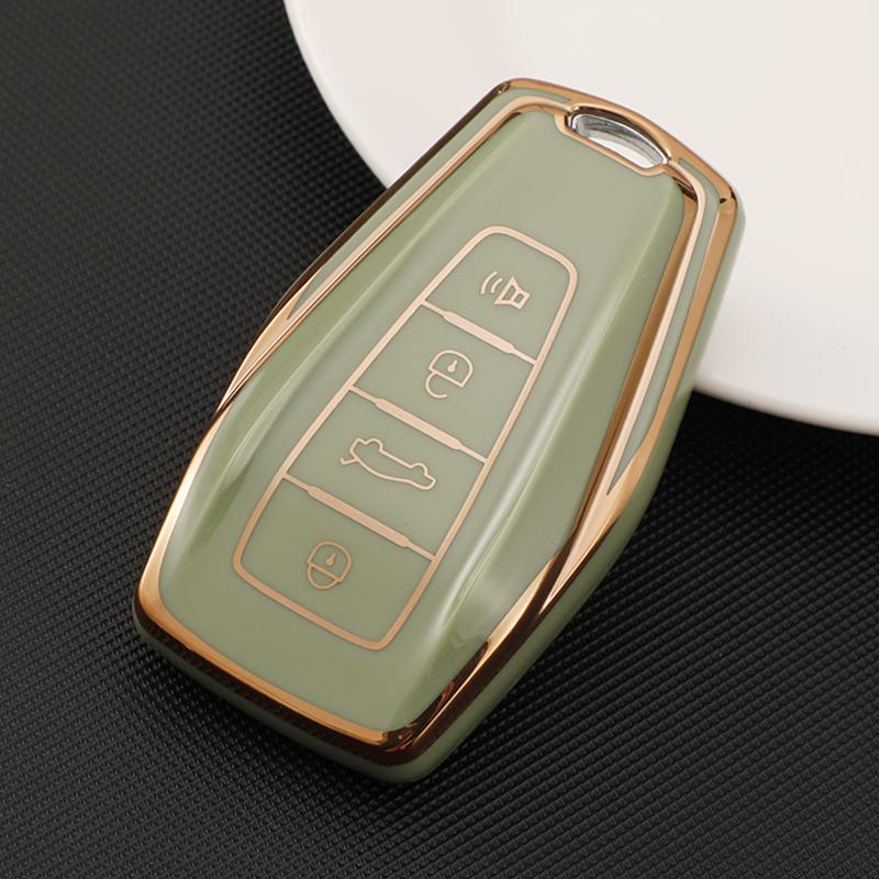 TPU Car Key Cover Case for Geely Emgrand Global Kulrey Hawk GX7 Okavango NL3 SUV GT GC9 Coolray X6 X7 EX7 Geometry C