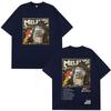 2026 New Melendi Pop Rock Album Tour Graphic‑Print Unisex Short‑Sleeve T‑Shirt, Fashion Hip‑Hop Casual Street‑Wear Top Women And Men T-Shirt