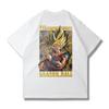 Dragon Ball Goku Shortsleeved Tshirt Unisex Large Size Loose Trendy Brand Summer Pure Cotton Unisex Parentchild Clothing