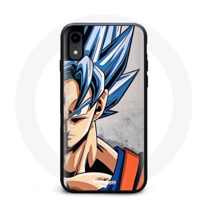Coque Iphone XS Dragon Ball Z Hair Blue