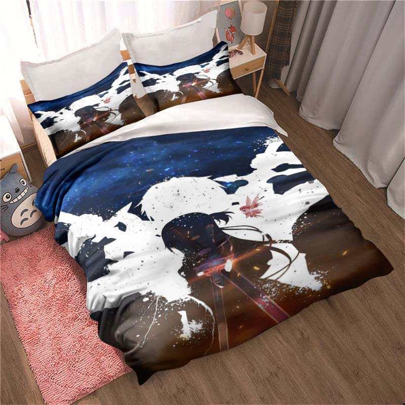 The new "Sword Art Online" themed soft and comfortable duvet and pillowcase set is a children's bedding gift set available