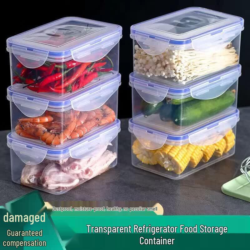 Пластиковый контейнер для хранения продуктов UOSO, безопасный для использования в микроволновой печи
