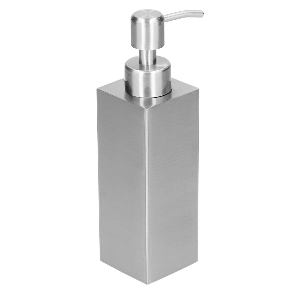 Дозатор мыла 250 мл Ручной пресс 304 Нержавеющая сталь Бутылка для лосьона для Торгового центра Отеля