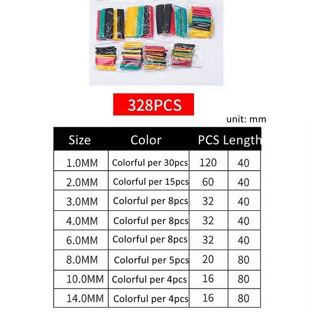 127-800 Heat Shrinkable Tube Insulation Environmental Protection Heat Shrinkable Combination Sleeving Electrical Cable Sleeving