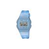 Casio Часы с кварцевым механизмом и полимерным ремешком из коллекции Custom Collection Мужские часы Синий циферблат F-91WS-2(Watch5--)