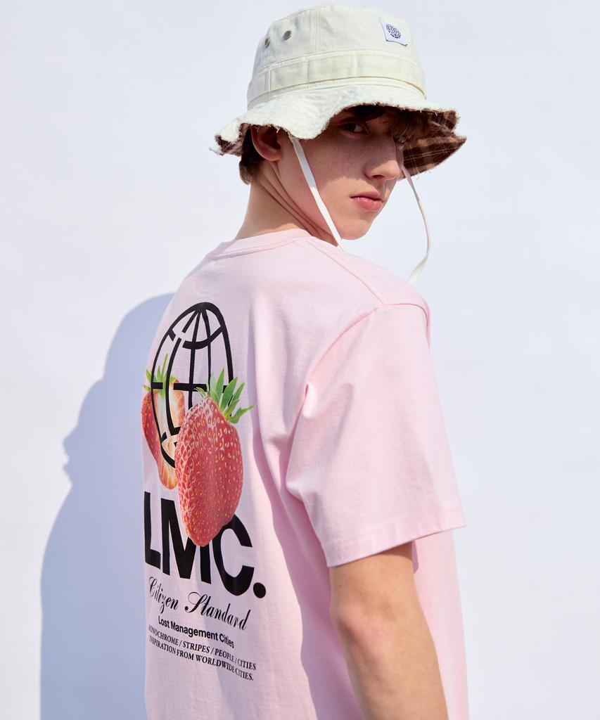 LMC Клубничный Глобус Футболка Белая