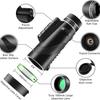High Magnification Portable Monocular Telescope for Outdoor Hunting and Camping - HD Zoom