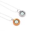 3in1 PEI Compass Pendant Necklace EDC Directional Outdoor Tool Portable for Adventure  Gear