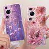 For Huawei P60 Pro Case MNA-AL00 Stylish Flowers Butterfly Painted Cover Soft Slim Phone Case For Huawei P60 Art P 60 Pro Fundas