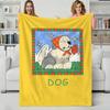 Artist M-MalenPazos Throw Flannel Blanket Perfect for Sofa Office Bed Travel Sleep Read Relax Camping four season use