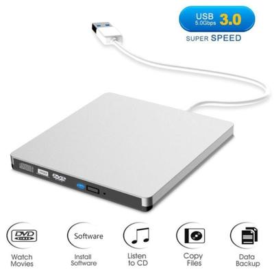 Внешний привод USB 3.0 DVD-ROM CD-RW DVD-RW записывающий проигрыватель для портативных ПК