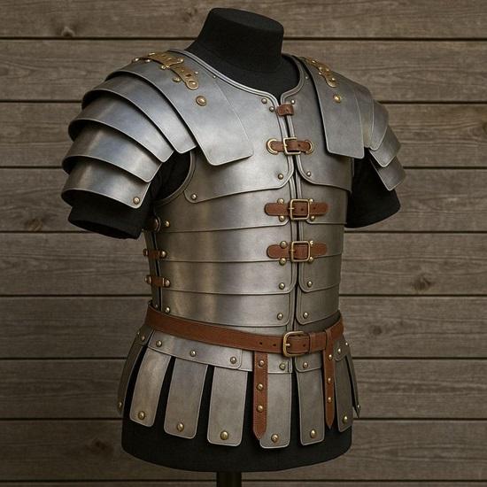 Римская Лорика Сегментата: Средневековые стальные доспехи, костюм для косплея LARP
