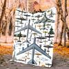 Aircraft Flannel Blanket Soft Warm All-Season Throw, Design for Camping, Car Travel, Hiking Sofa, Bed, Office Perfect Gift for Parties