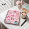 Healthcare Practitioner Journal Medical Themed Coil Notebook, Double Cover Design Thick Ink-proof Paper Cute Hospital Stationery Notepad, Spiral Bound