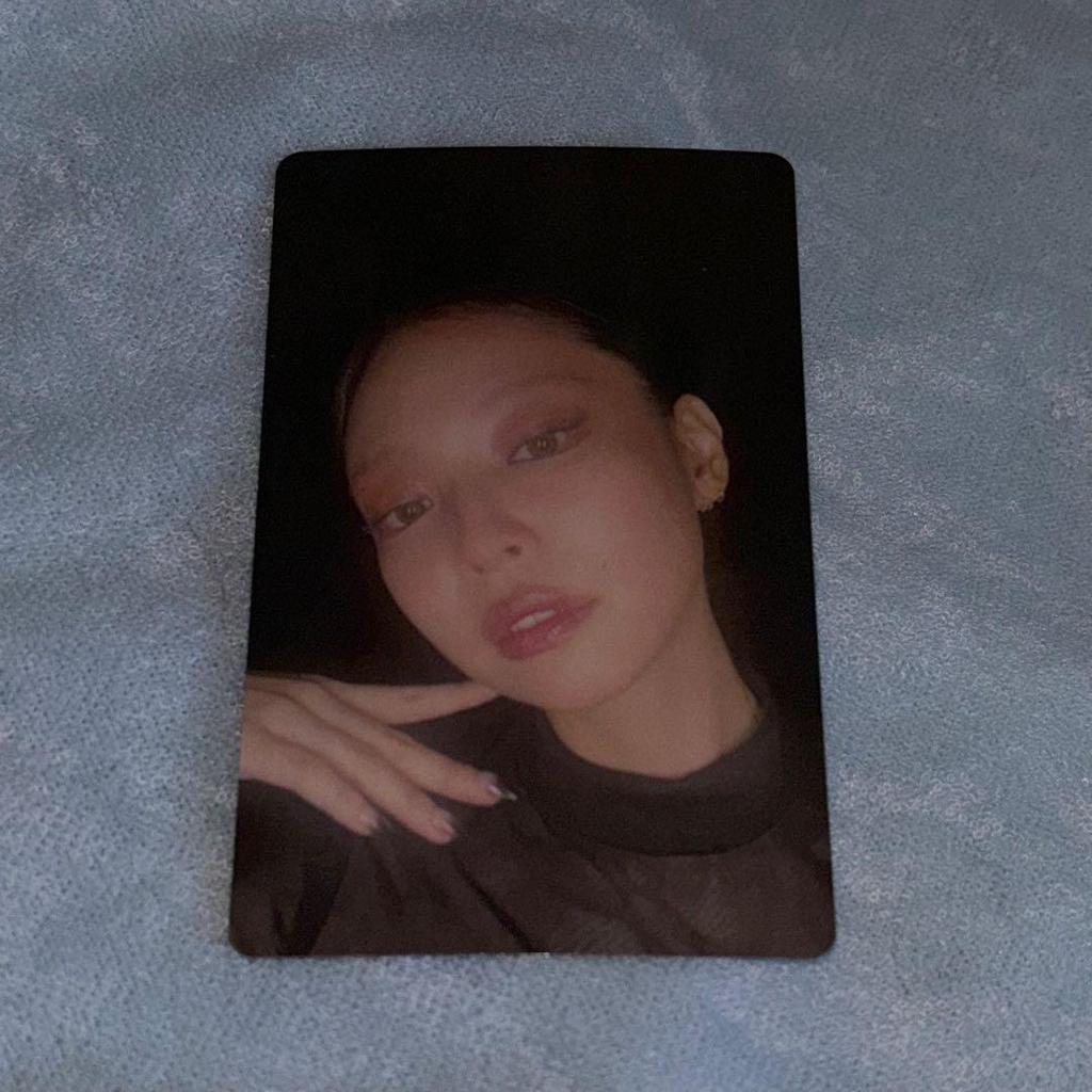 [USED] Photocard JENNIE RUBY Trading Card HMV BLACKPINK